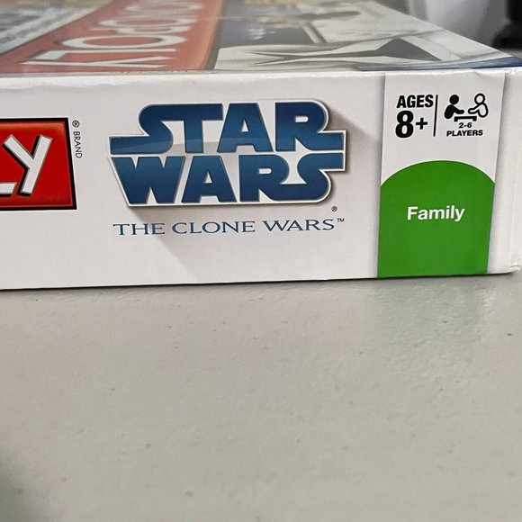 Star Wars The Clone Wars Monopoly Board Game 2008 Complete Parker Brothers - Picture 11 of 12